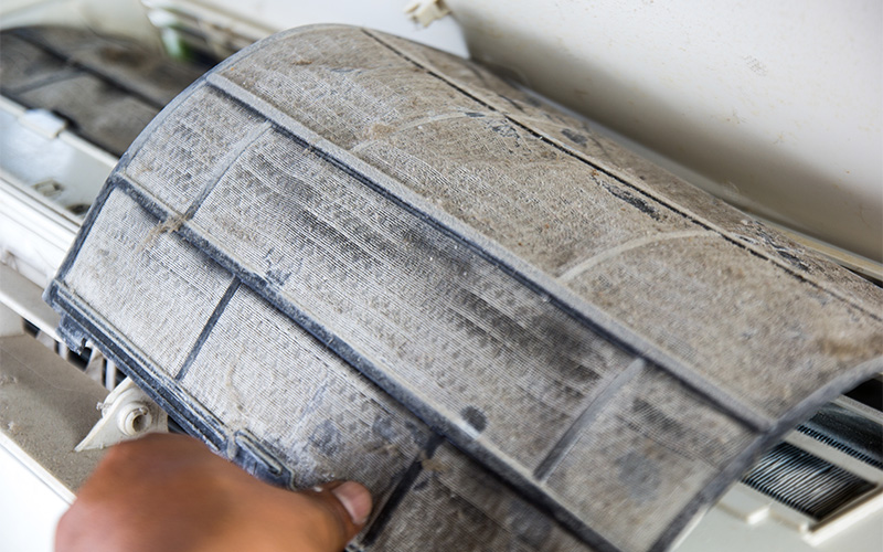 Dirty Aircon Filter