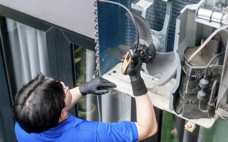 Replacing aircon piping